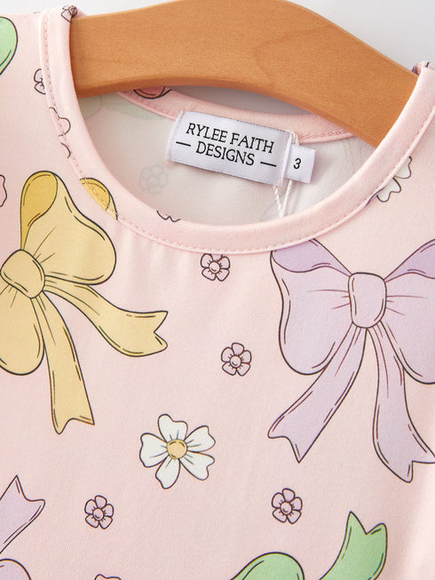 easter-colorful-bow-print-ruffles-girls-dress Rylee Faith Designs - Sophia's Style-6